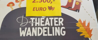 Geweldige opbrengst Theaterwandeling
